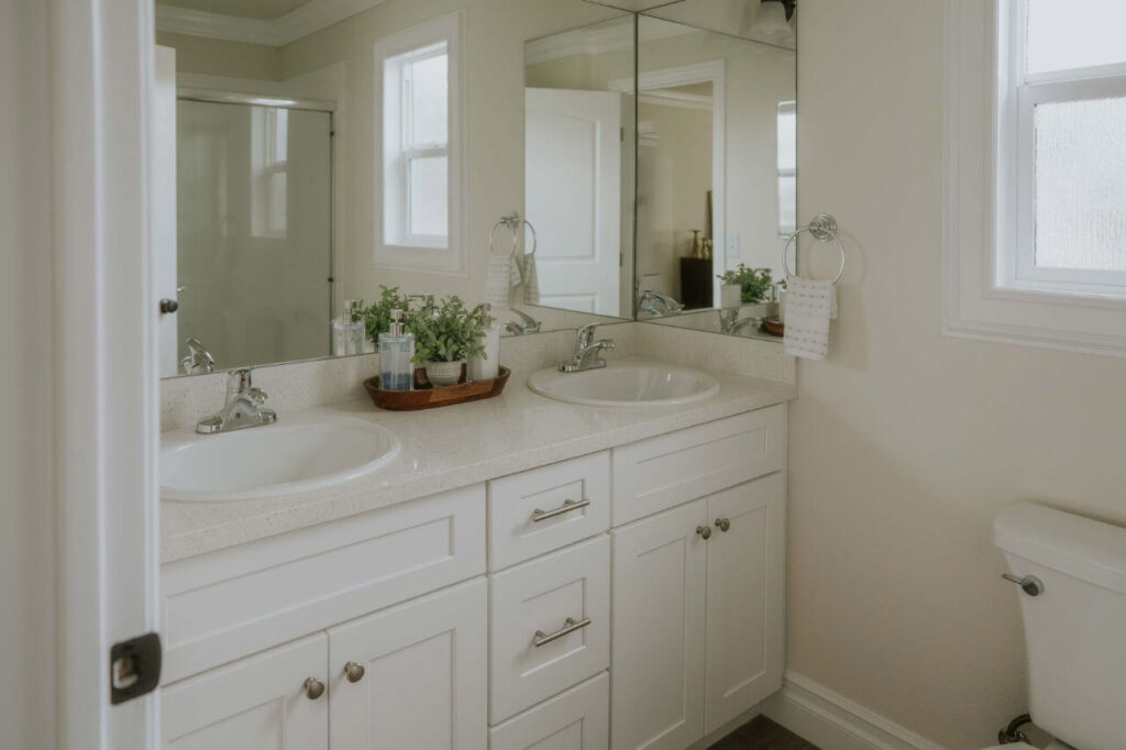 Elegant bathroom shot